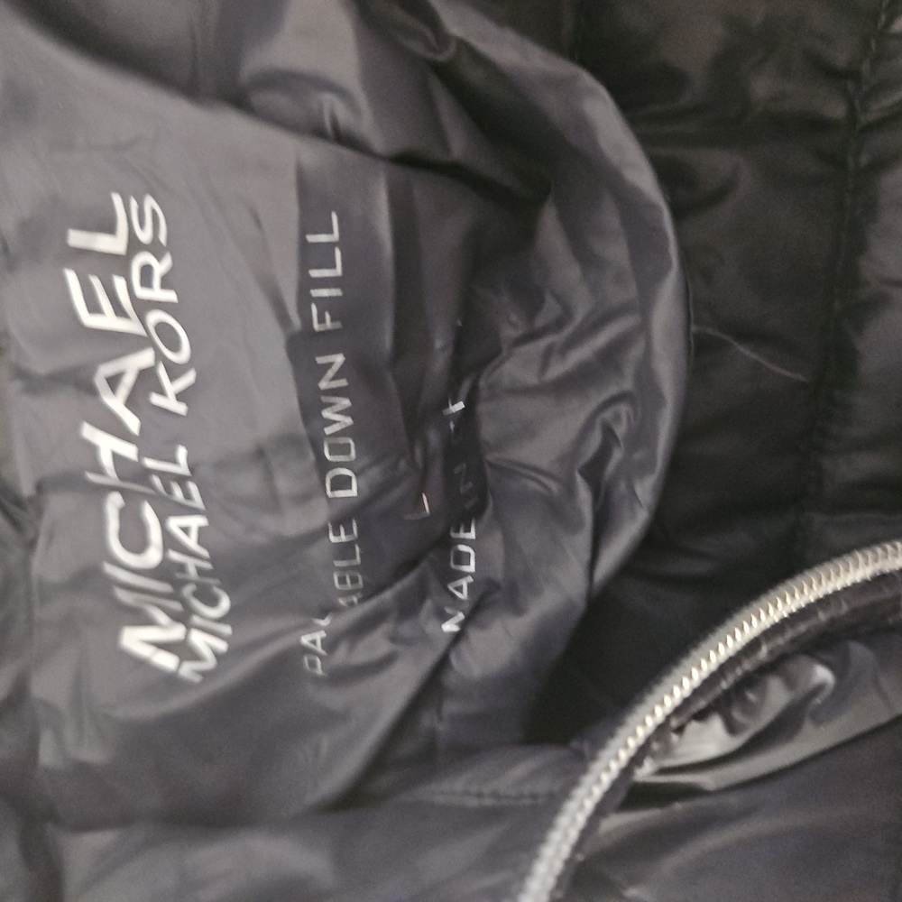 Dark Gray Packable Down Fill Jacket - image 5